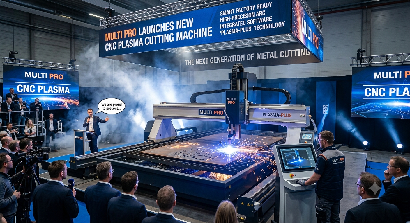 Multi Pro Launches New CNC Plasma Cutting Machine